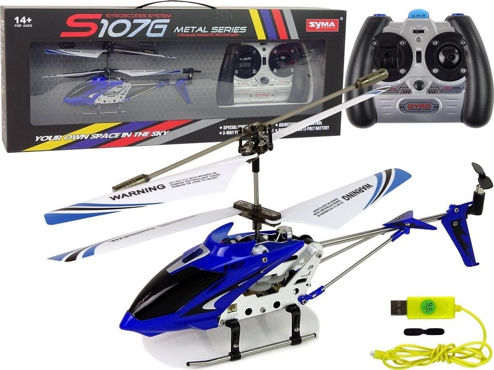 LeanToys Latający Helikopter SYMA S107G R/C Zdalnie Sterowany Samolot LEAN Toys