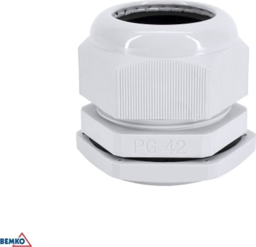 Bemko DŁAWNICA KABLOWA SZARA PG-42 (OPK. 20SZT.)