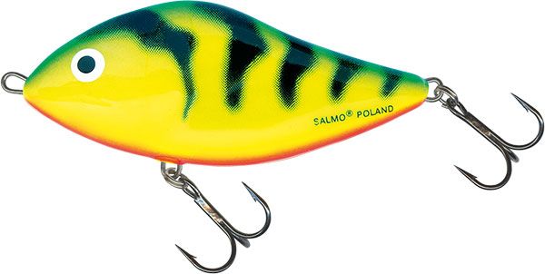 Salmo Wobler Slider Sinking 5cm Green Tiger