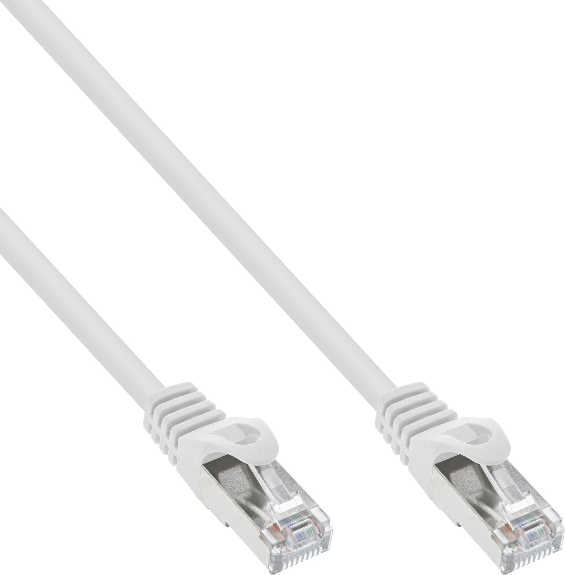 InLine 40pcs. pack Bulk-Pack ® Patch cable, SF/UTP, Cat.5e, white, 2m