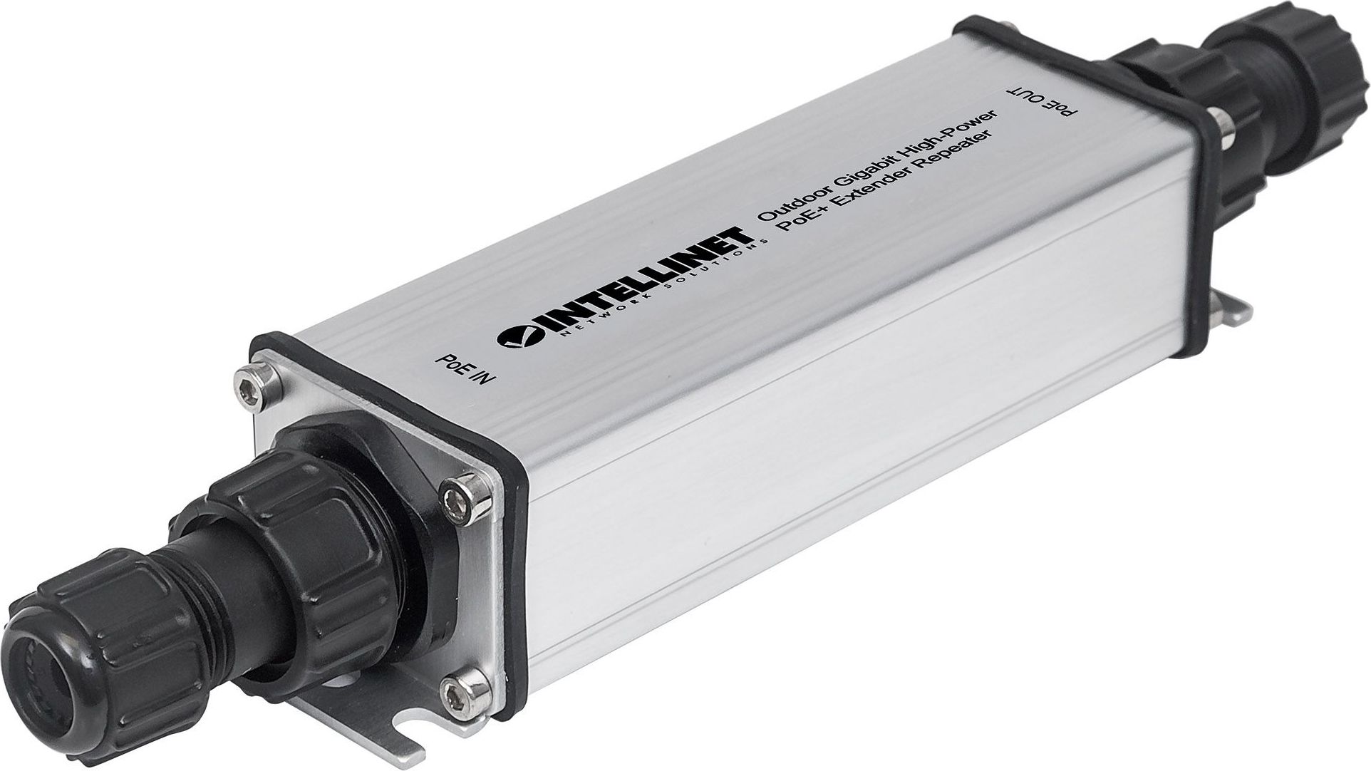 Intellinet Network Solutions GIGABITOWY EXTENDER SYGNAŁU POE/POE+ 1-PORTOWY ZEWNĘTRZNY (561211)