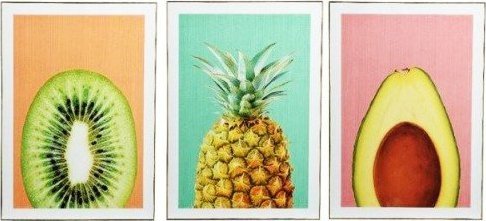 Kaemingk Obraz na ścianę owoce 50x70cm