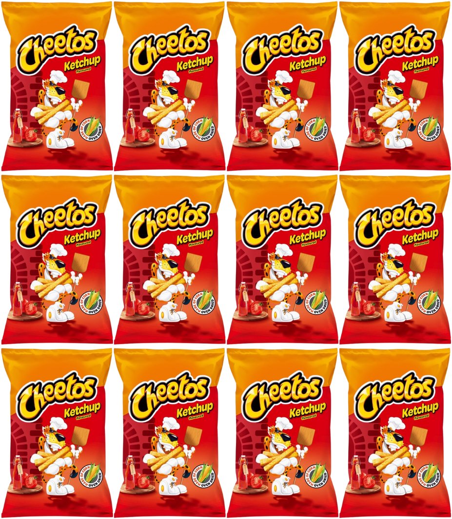 Cheetos Chrupki kukurydziane o smaku ketchupowym 85 g