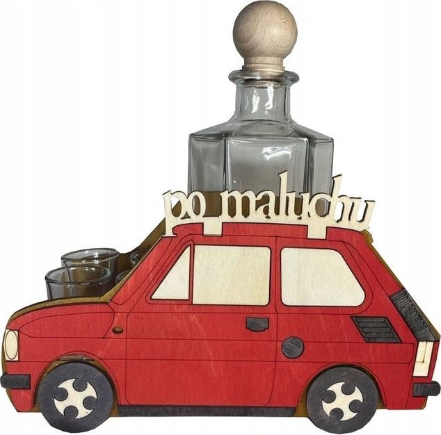 Anapol Karafka samochód Po Maluchu 0,5 l z 6 kieliszkami