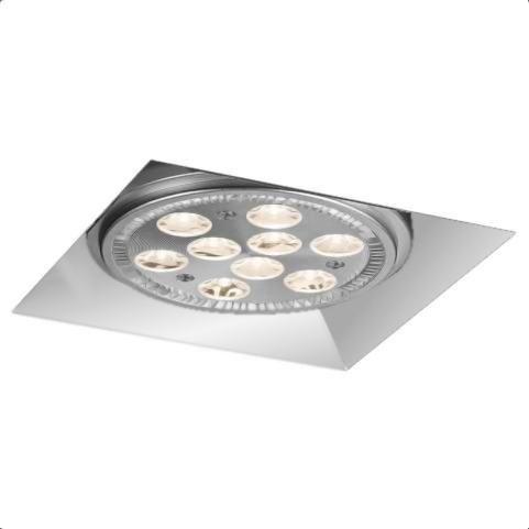 Shilo Podtynkowa LAMPA sufitowa YATOMI 7364 Shilo metalowa OPRAWA regulowana WPUST do zabudowy biały