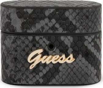 Guess Etui ochronne GUACAPPUSNSMLBK Python Collection do AirPods Pro czarne