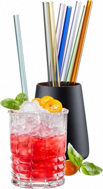 Gefu Zestaw 8cz. słomek FUTURE, 23 cm