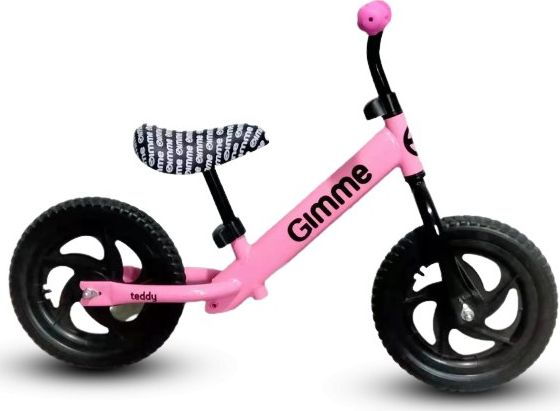 Rowerek biegowy Gimme Teddy - różowy