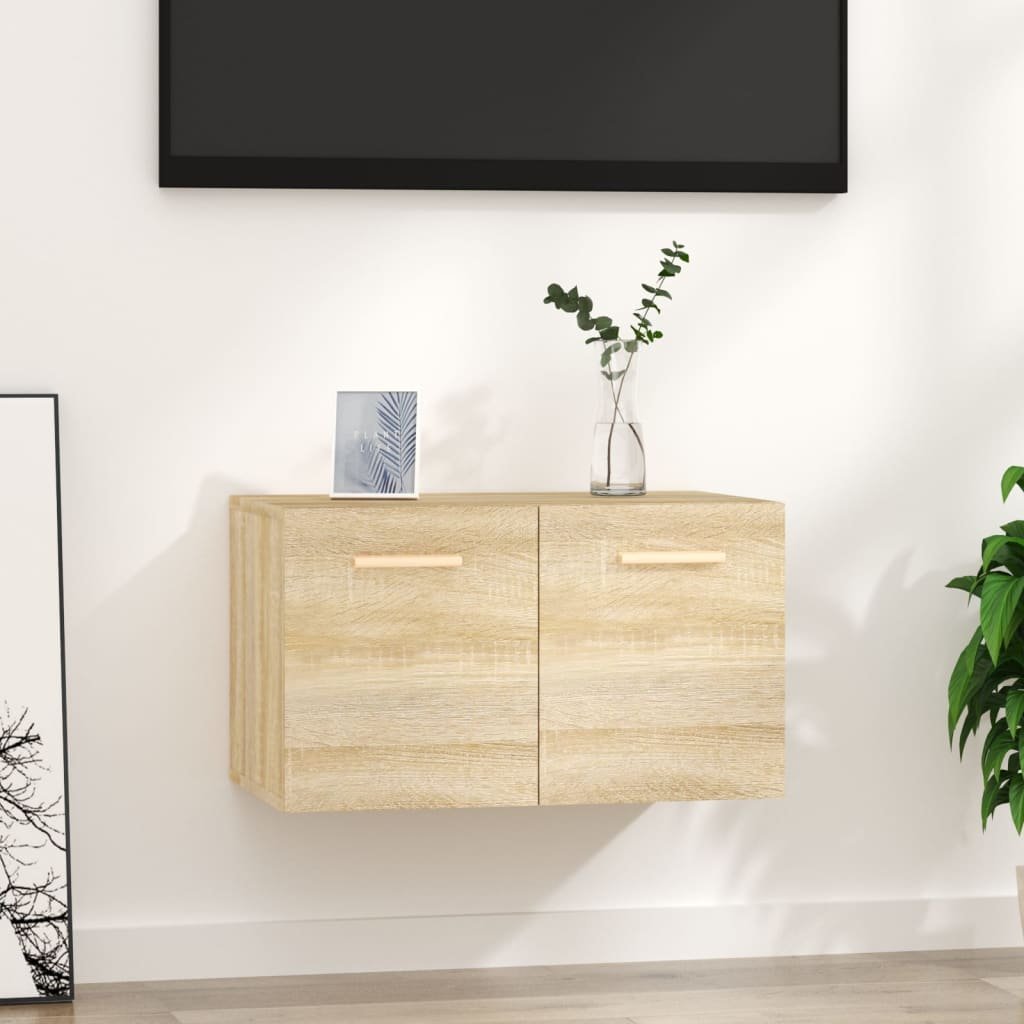 vidaXL Szafka wisząca, dąb sonoma, 60x36,5x35 cm