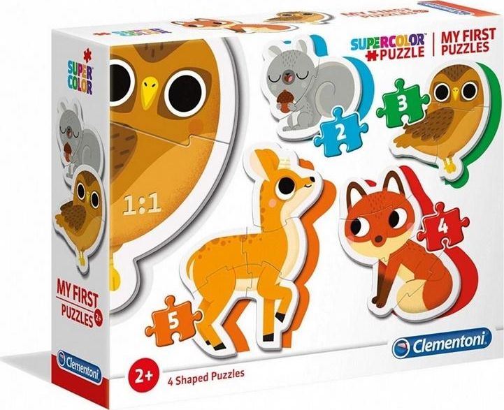 Clementoni Moje pierwsze puzzle Forest animals