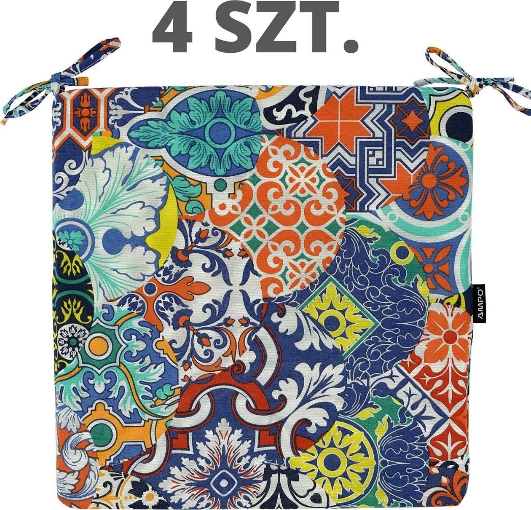 AMPO Zestaw poduszek na krzesło Daria 40 487 4 szt.