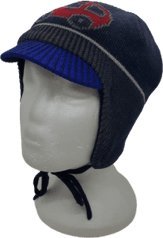 Maximo Czapka zimowa Maximo Kids z troczkami i z daszkiem