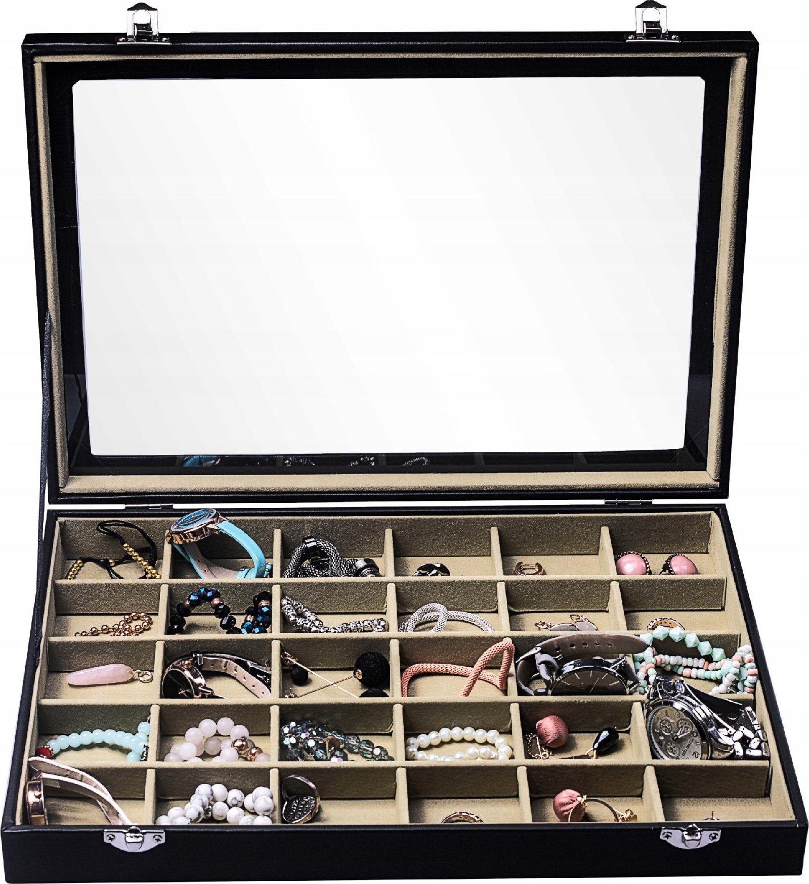 Korbi SZKATUŁKA PUDEŁKO ETUI ORGANIZER NA BIŻUTERIĘ E5