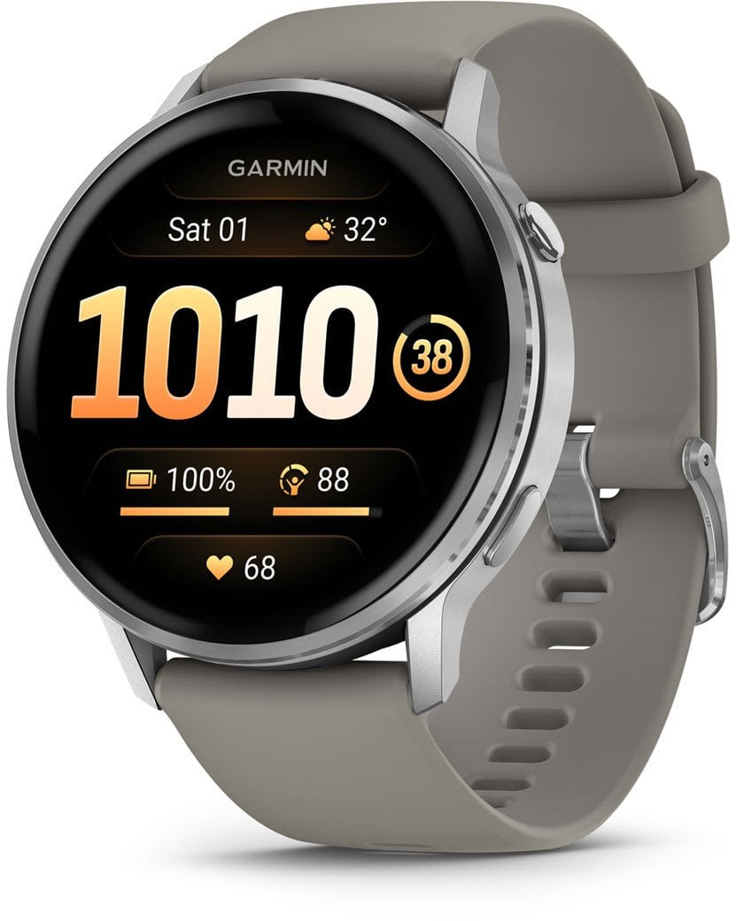 Garmin Venu 4 Smartwatch 45mm schwarz/silber
