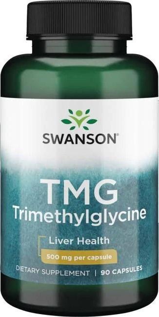Swanson TMG (Trimethylglycine) - Betaina 500 mg (90 kaps.) Swanson