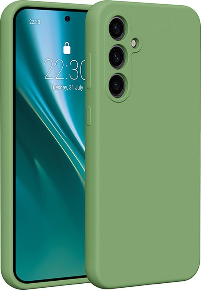 Etteri Nakładka Etteri Silicone Case do Samsung Galaxy S23 FE jasnozielona