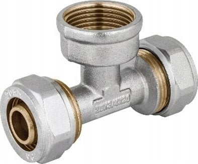 Perfexim Perfexim trójnik skręcany GW 16x1/2x16 PN10 CuZn-C 61-609-1615-000