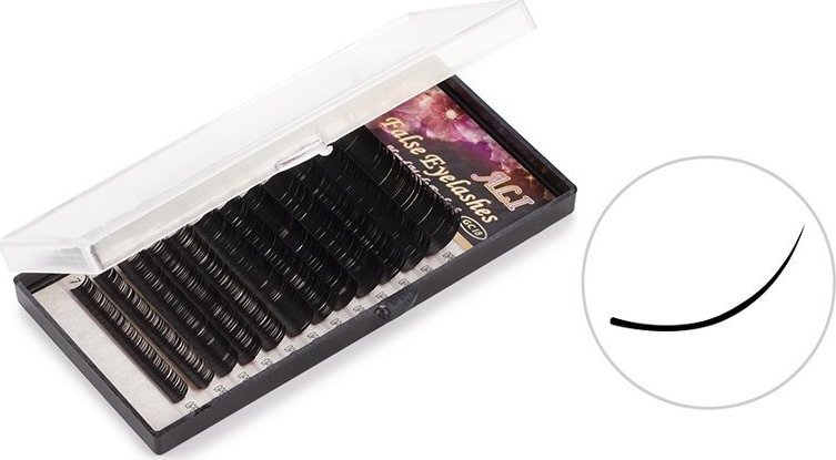 Cosmetics Zone Rzęsy jedwabne C/D/J Mix czarne