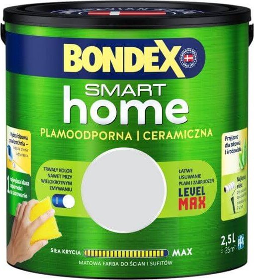 Bondex Farba Smart Home Szary Z Klasą 2,5L Bondex