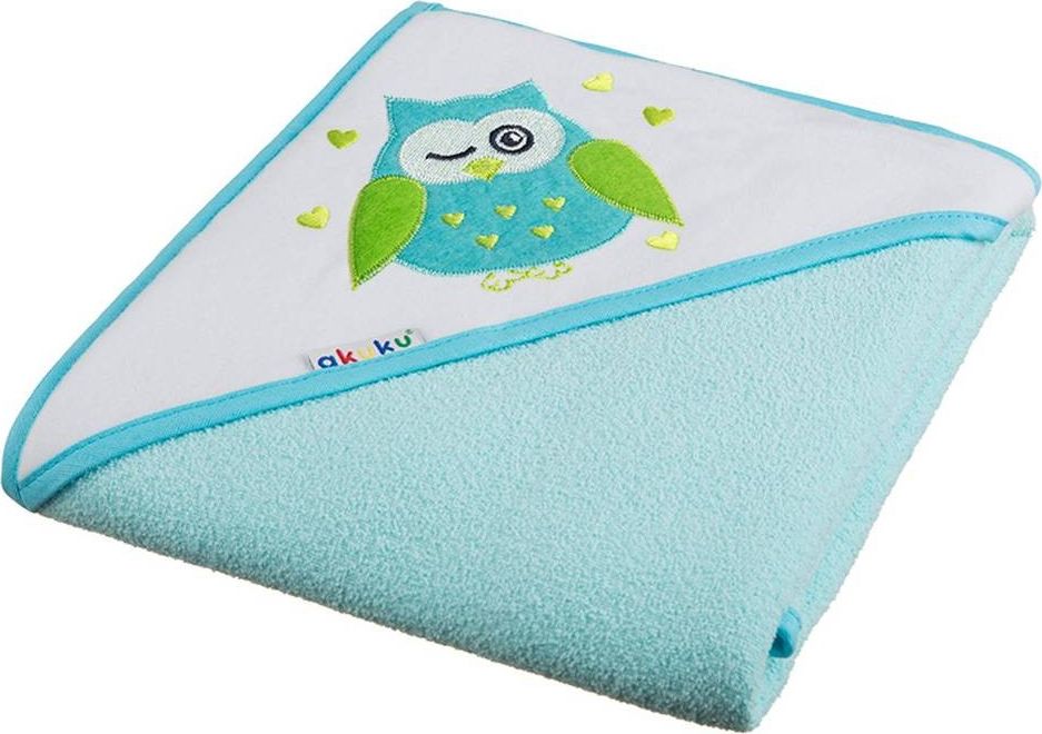 Akuku Okrycie kąpielowe 100x100 cm turkusowe