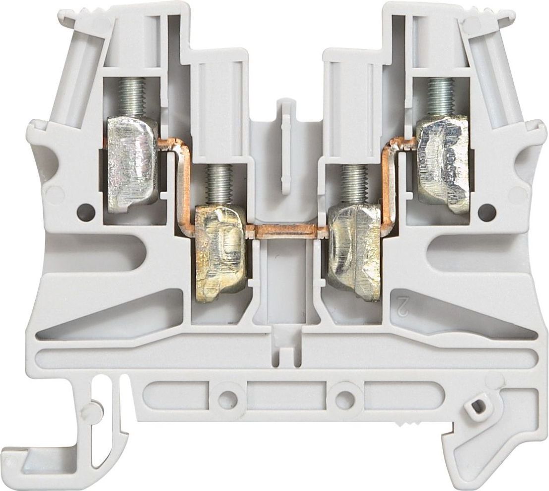 Legrand Złączka szynowa VIKING 2-przewodowa 4mm2 szara 037169