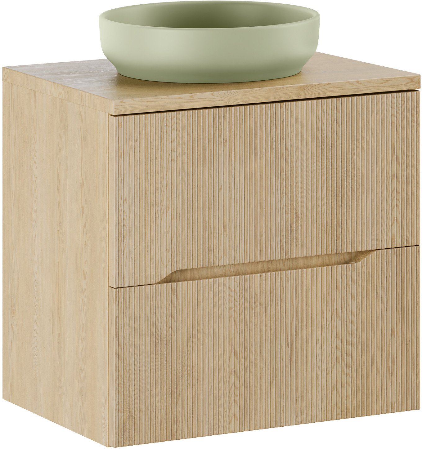 Zestaw meblowy 60cm z blatem i umywalką nablatową River