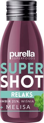 Purella Food SuperShot Relax imbir, wiśnia + melisa 100 ml