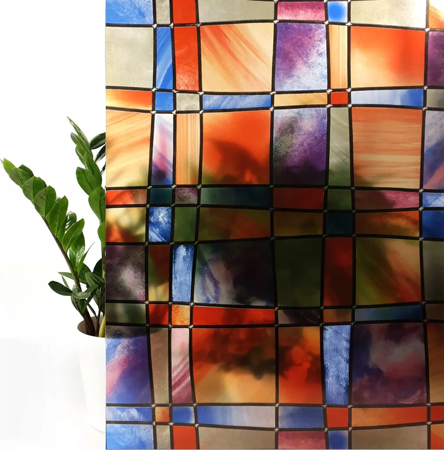 Gekkofix Folia Okienna Samoprzylepna Bursztyn Na Okna Szyby Meble 90x1500