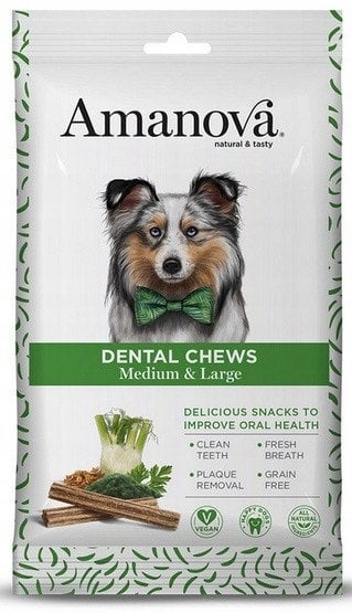 Amanova Dog Dental Chews Medium & Large 180g