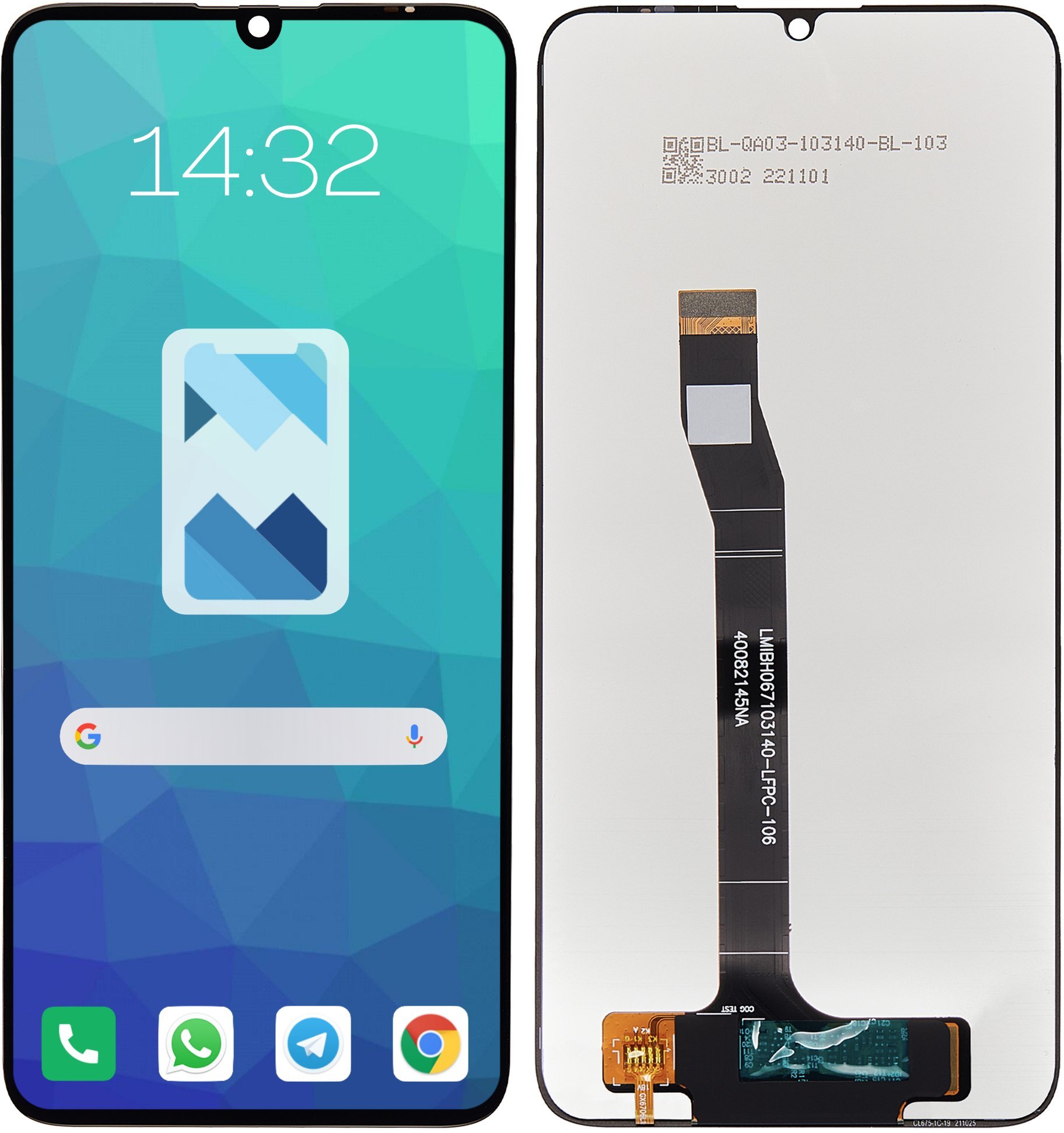 Wyświetlacz LCD Ekran Szybka do Huawei Nova Y70 MGA-LX9