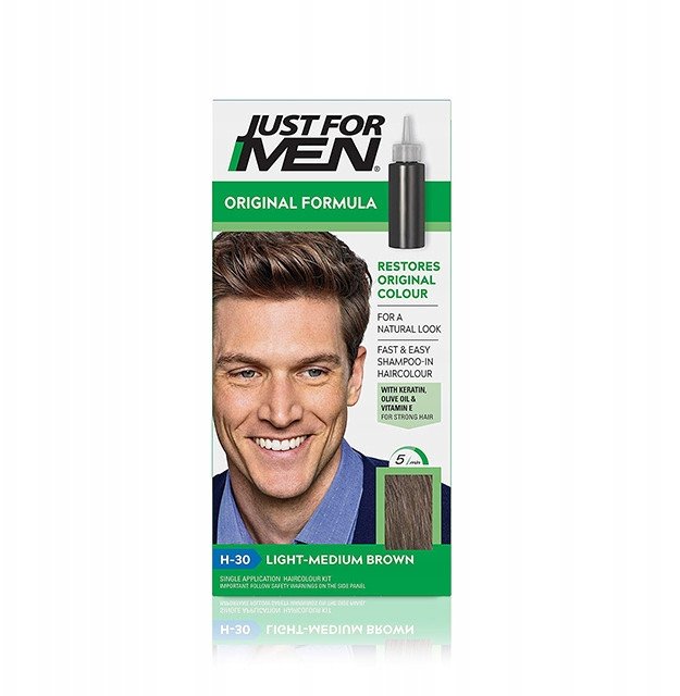 Just for men Just For Men Szampon koloryzujący do włosów H30 Light Medium Brown