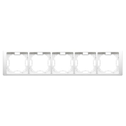 Kontakt-Simon Ramka pięciokrotna Neos biała - BMRC5/11