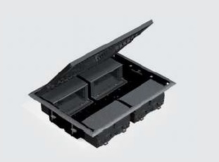 Kontakt-Simon Puszka KF podłogowa kątowa 8xK45 + 4xK45/2 szara KF400/1 - KF400/1