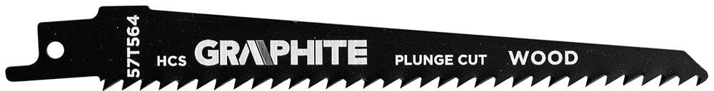 Brzeszczot do piły szablastej, HCS 152 x 19 x 1,3 mm, 6 TPI