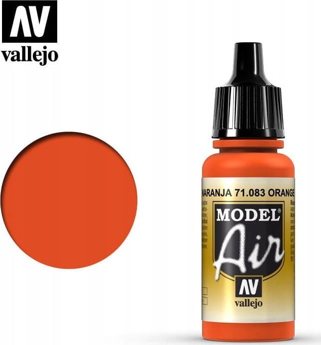Vallejo Vallejo: 71.083 - Model Air - Orange (17 ml)