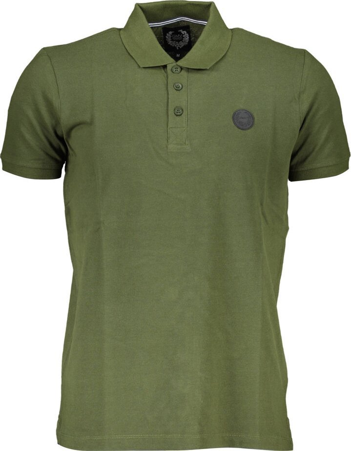 Gian Marco Venturi GIAN MARCO VENTURI MĘSKA ZIELONA KOSZULKA POLO Z KRÓTKIM RĘKAWEM M