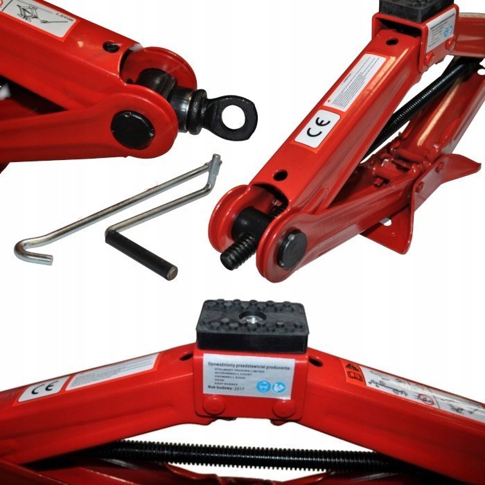 Kraft&Dele PODNOŚNIK SAMOCHODOWY TRAPEZOWY LEWAREK 1,5T