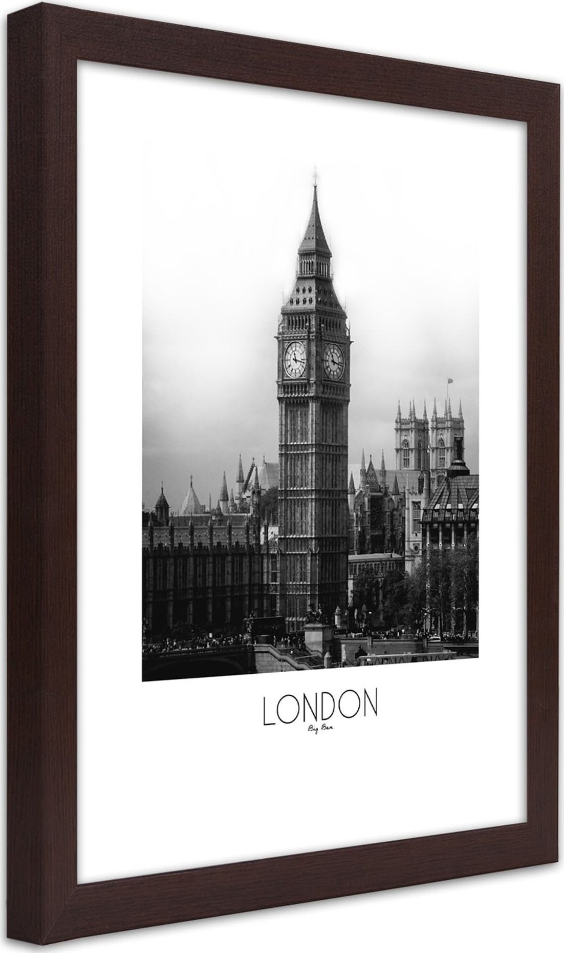 Feeby Obraz w ramie, Legendarny Big Ben (Rozmiar 70x100)