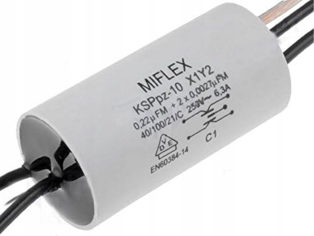 MIFLEX Kondensator KSPpz-10-2-100N 250V X1Y2 MIFLEX