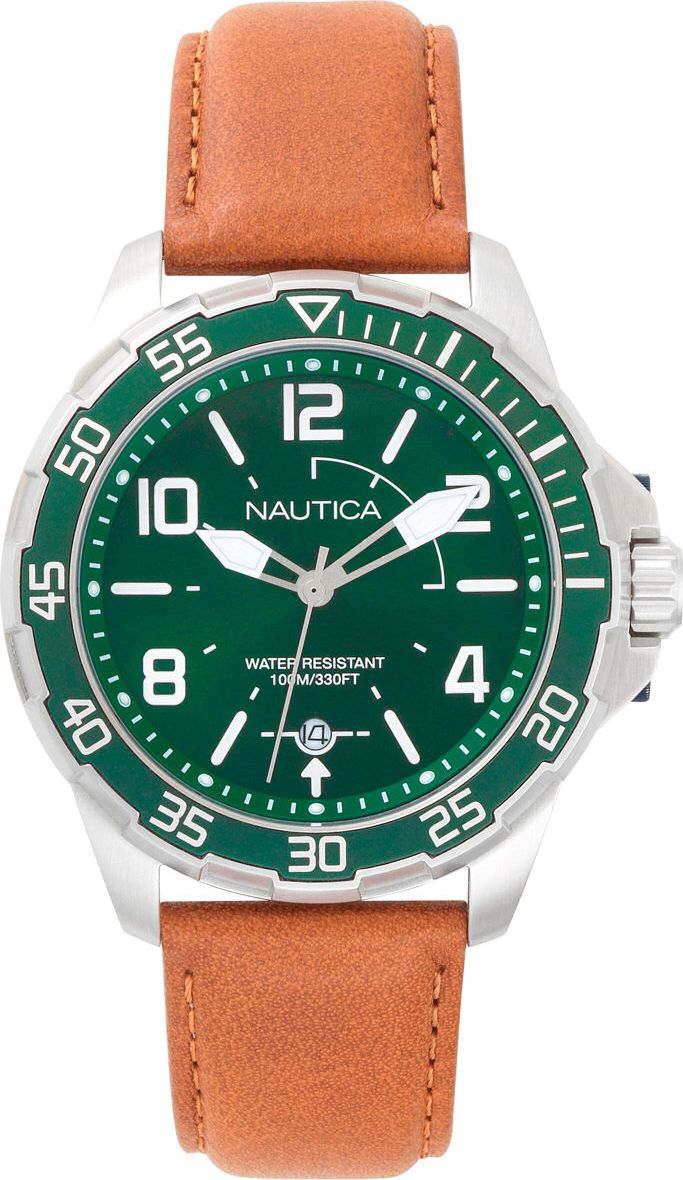 Zegarek Nautica Pilot House NAPPLH001 męski brązowy