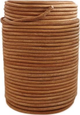 Kacperek Rzemień Rzemyk Skóra śr.3 mm Naturalny