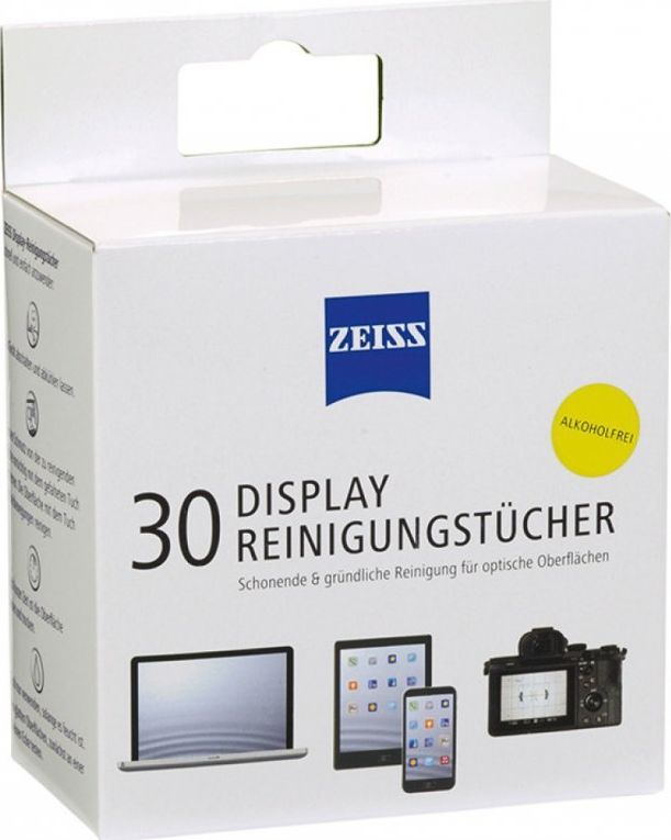 Zeiss Chusteczki do czyszczenia ekranów oraz wyświetlaczy 30 szt. (ZS581998)