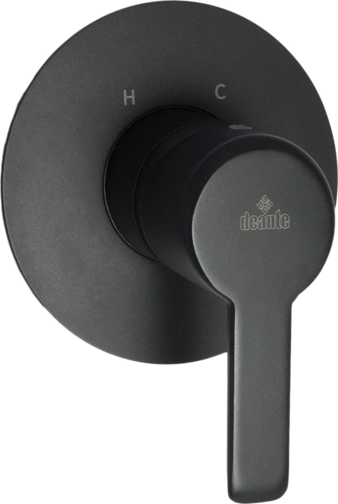Bateria prysznicowa Deante BAT. ARNIKA NERO NATRYSKOWA PODTYNKOWA BEZ PRZEŁĄCZNIKA NATRYSKU