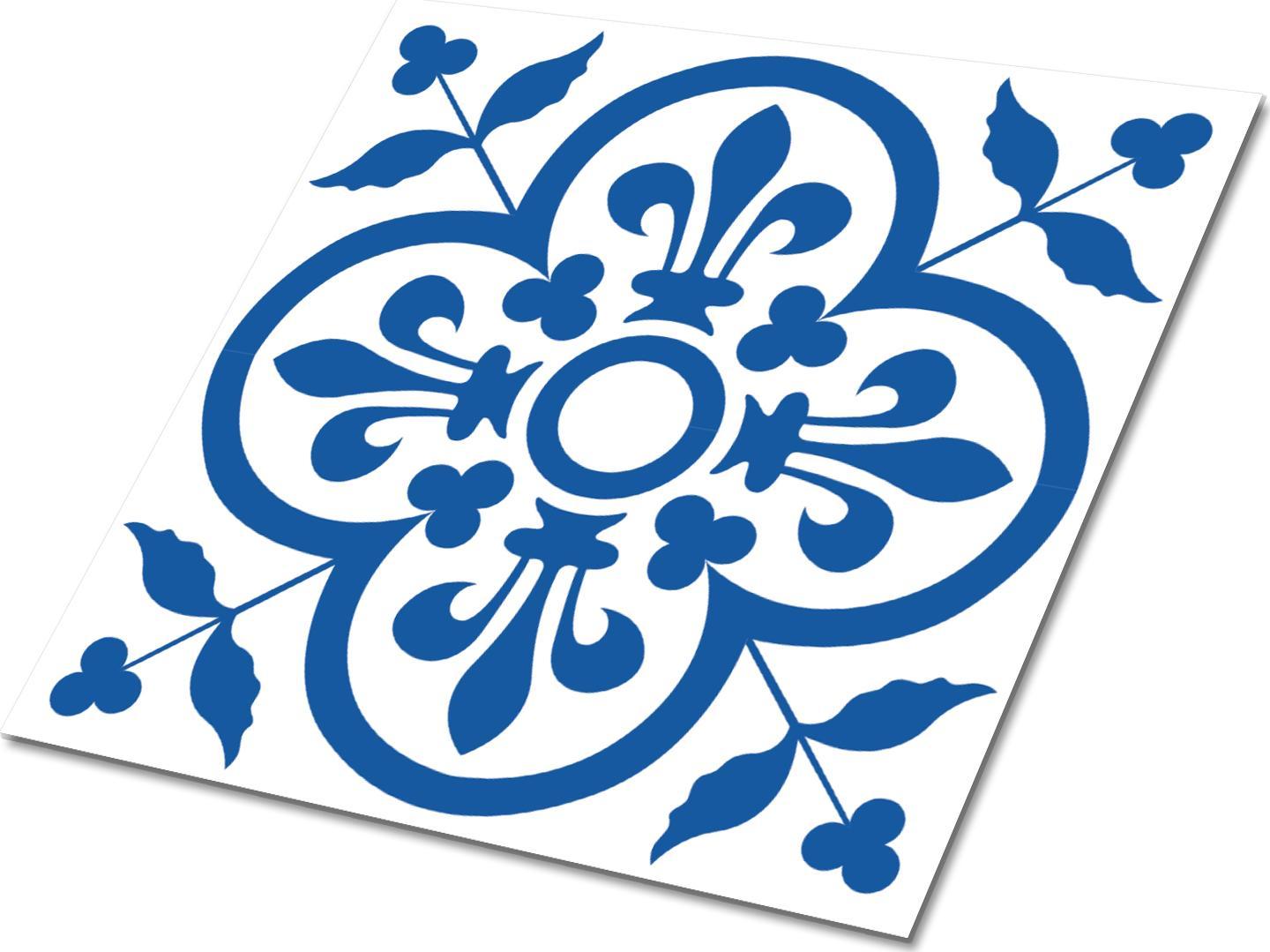 Dywanomat Panel kafelek winylowy 30x30 cm Królewskie motywy