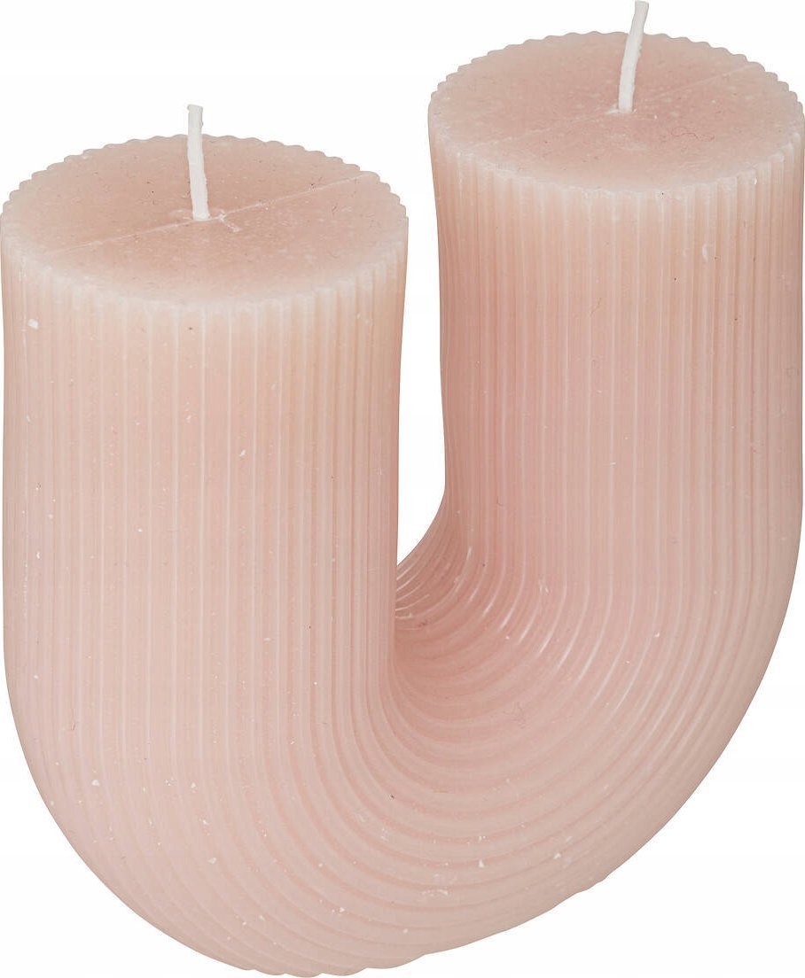 Atmosphera Świeca prążkowana DEMI, w kształcie litery U