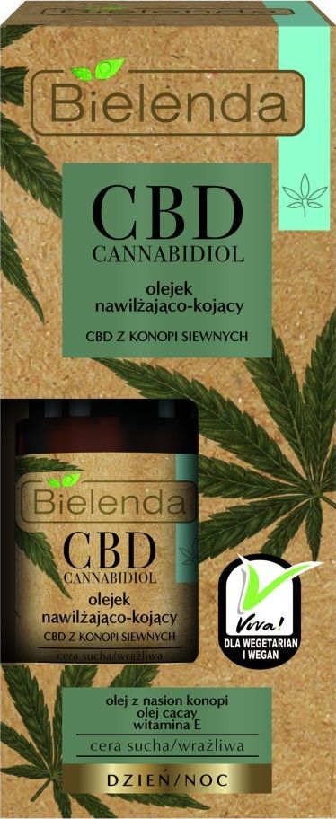 Bielenda Bielenda CBD Cannabidiol Olejek do twarzy nawilżająco-kojący 15ml