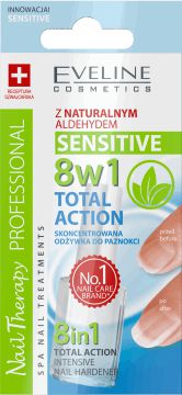 Eveline Odżywka do paznokci 8w1 Total Action Sensitive 12 ml