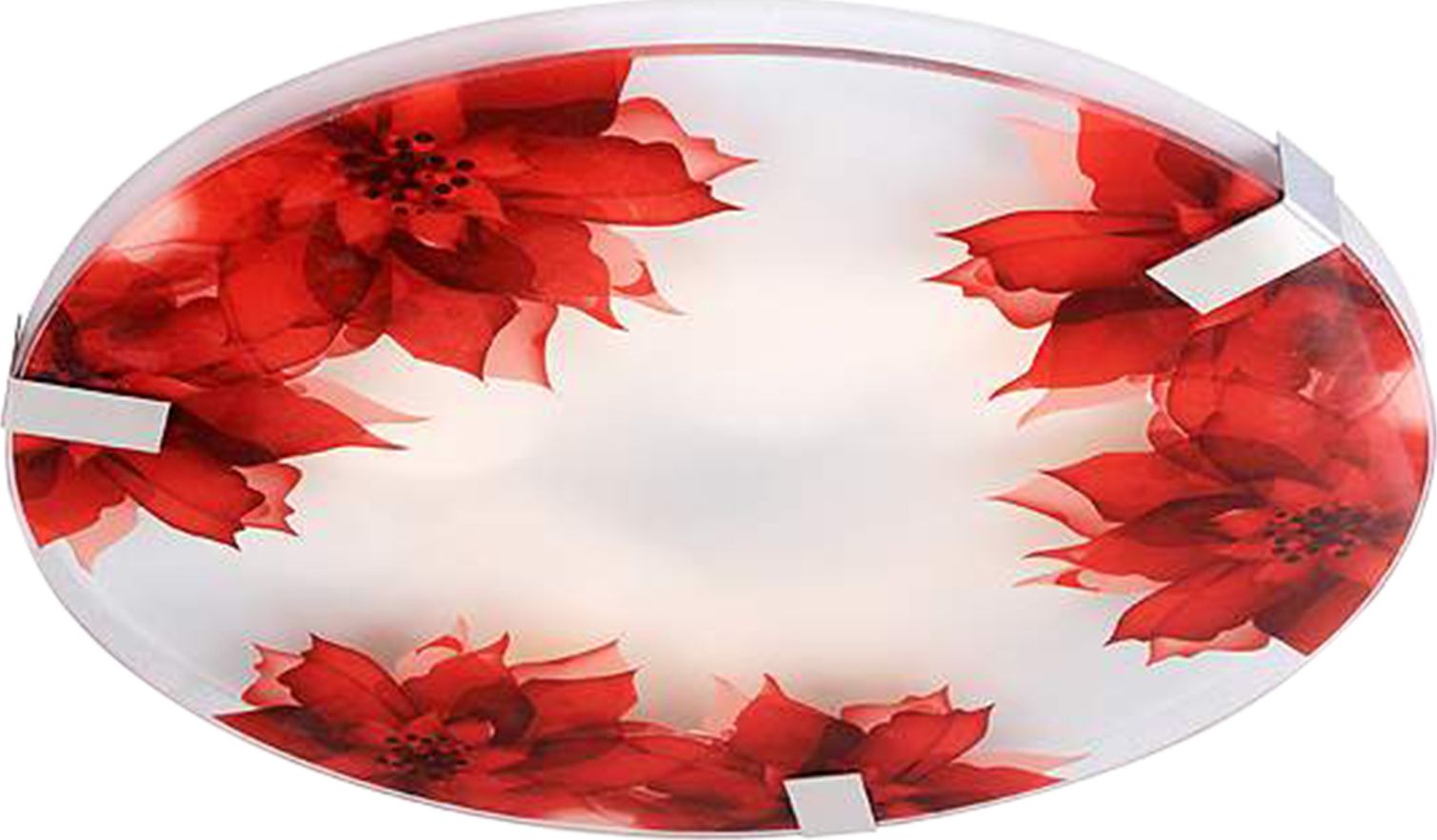 Lampa sufitowa Candellux Lampa sufitowa szklana biała Candellux RAPSODY 14-30252