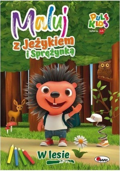 Maluj z Jeżykiem i Sprężynką. W lesie