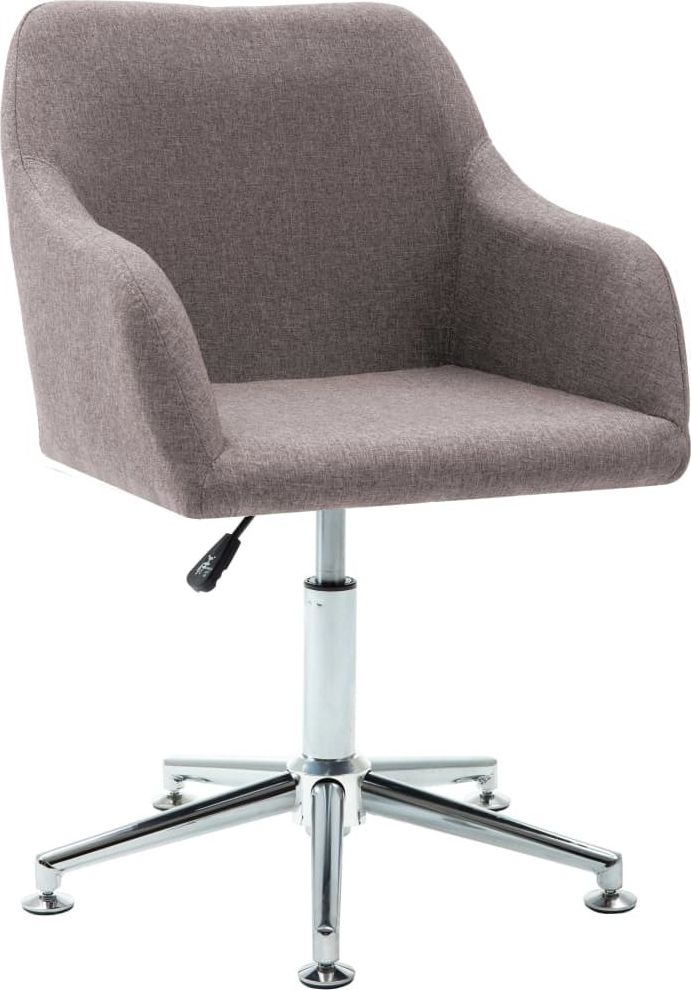 Krzesło biurowe vidaXL Ciemnoszare